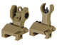 Echo1 Back Up Airsoft Iron Sights - Tan Echo1 Back Up Airsoft Iron Sights - Tan